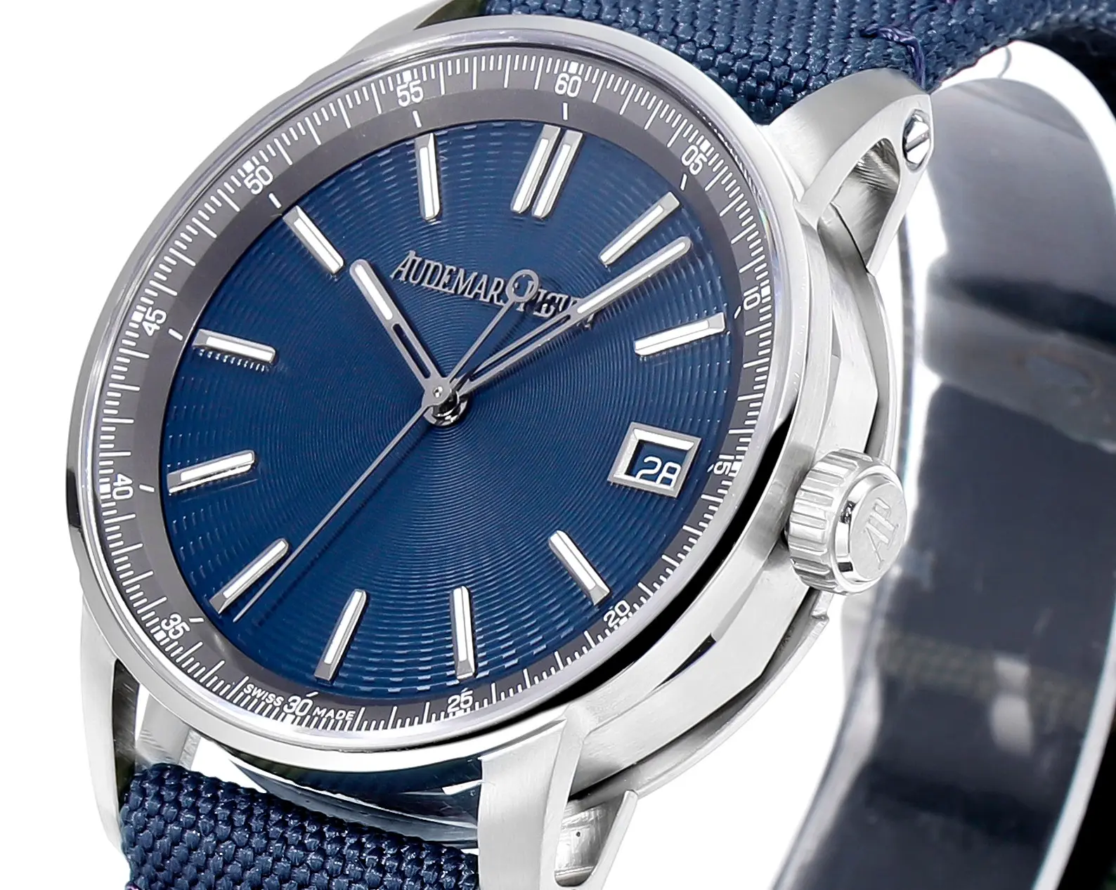 BBR Factory Audemars Piguet CODE 11.59 Blue Dial Super Clone Watch Replica SoftTouch 5143